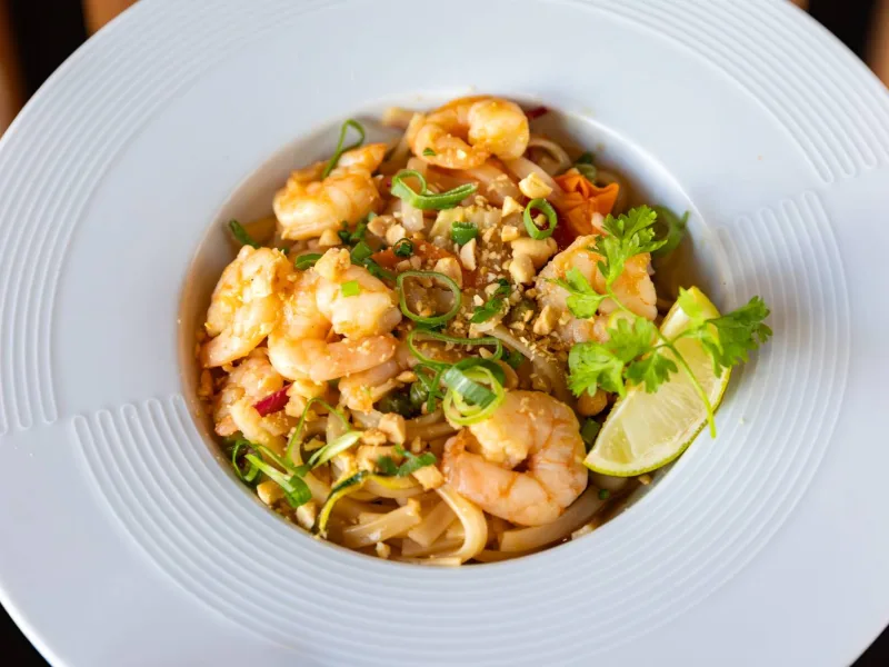 Pad thaï aux crevettes