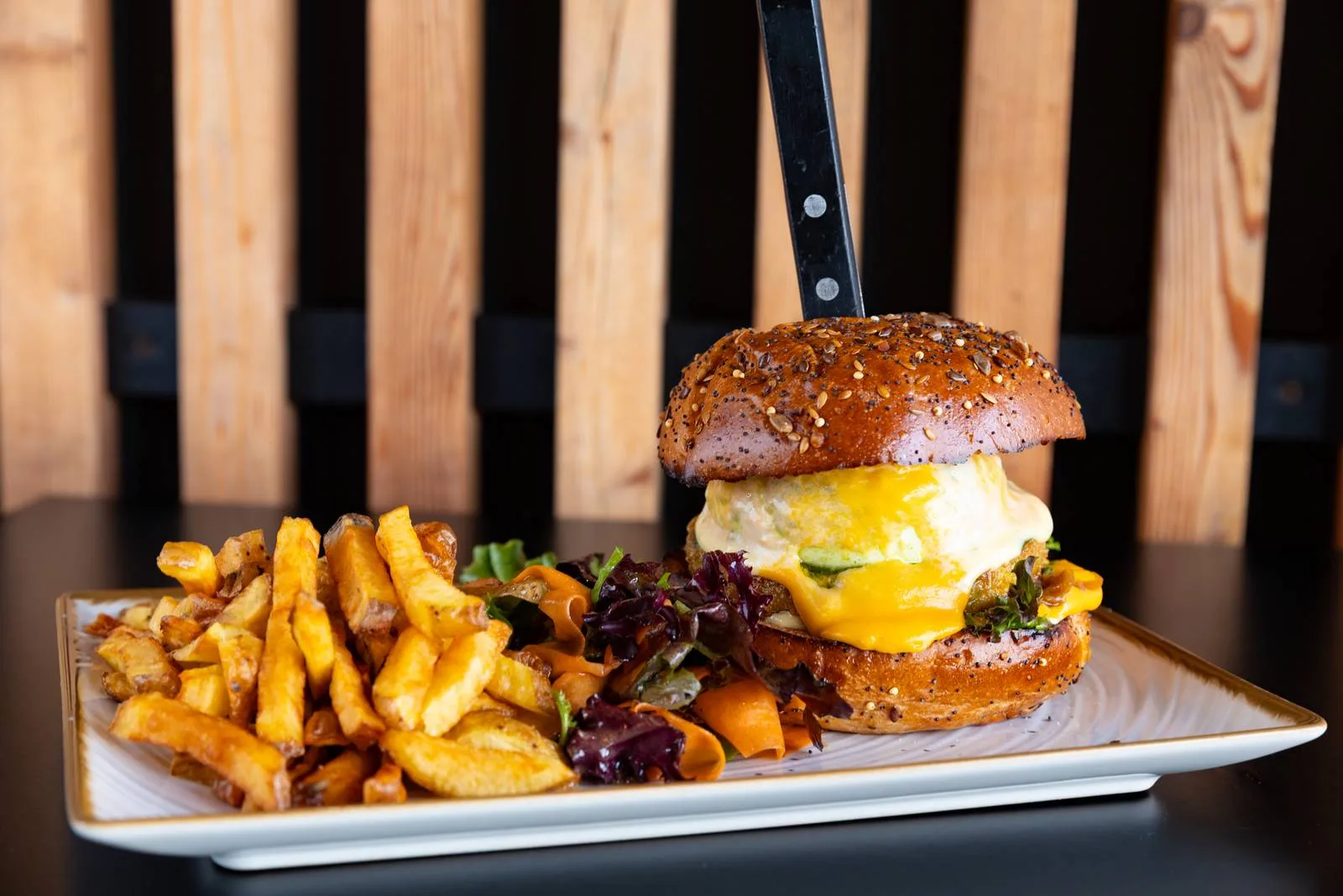 Burger du 20 Six et frites maison