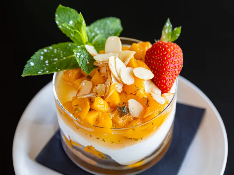 Verrine à la mangue