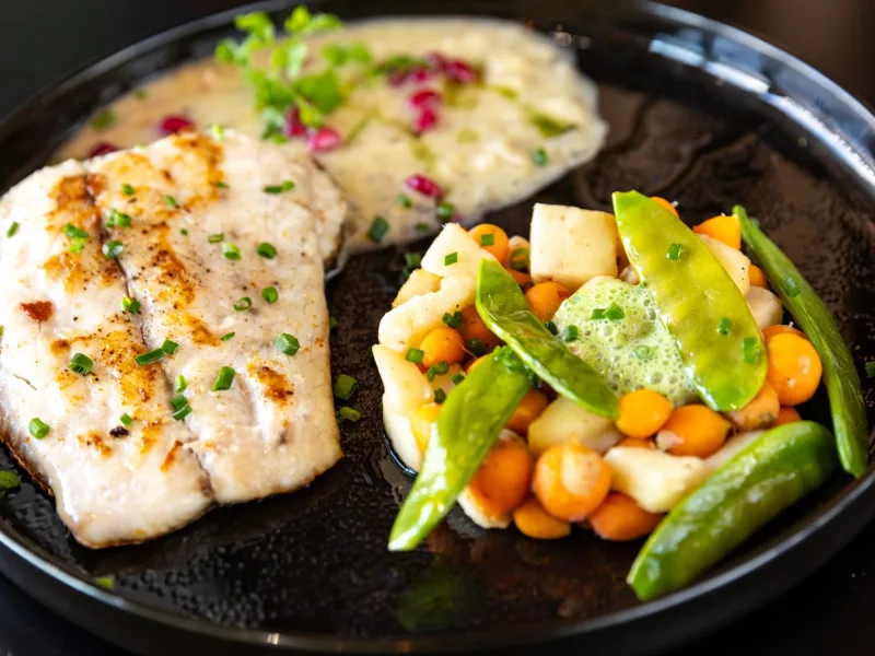 Poisson du jour, légumes de saison