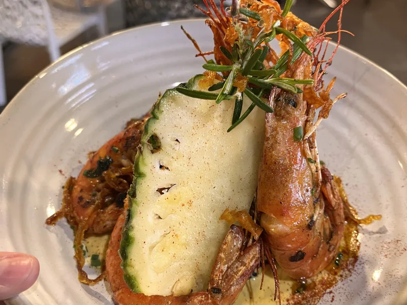Gambas rôties