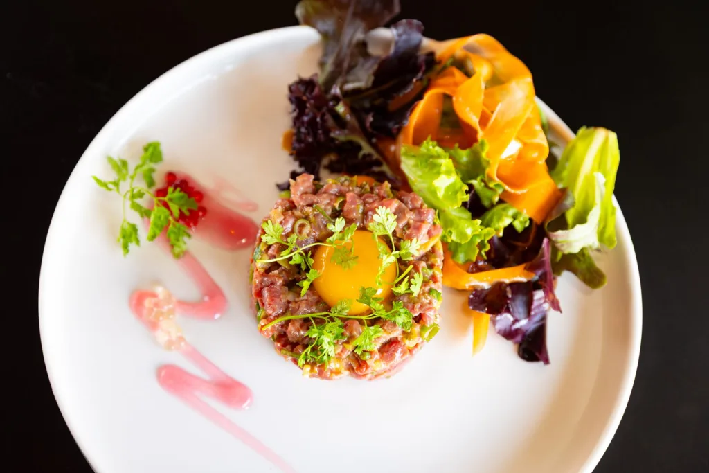 Tartare de boeuf du restaurant Le 20 Six